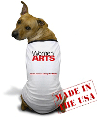 Dog in WomenArts Shirt